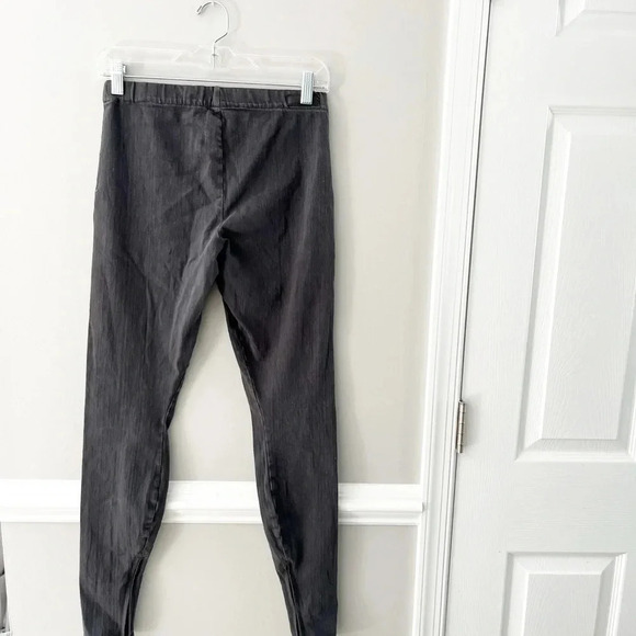 Joe’s Jeggings Pull On Stretch Leggings Gray Jeans Ankle Zip Size Small - Picture 4 of 6